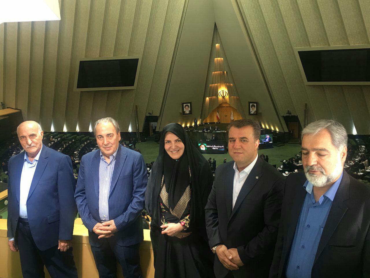 جلسه علی بهرمند ریاست اتحادیه صنف قنادان  تهران با نایب رئیس محترم مجلس شورای اسلامی