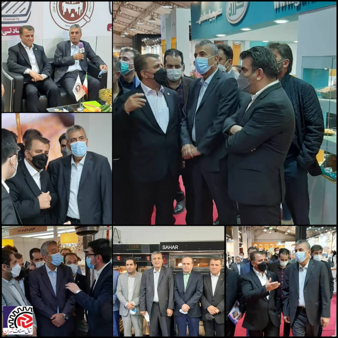بازدید ابراهیم درستی نماینده وزیر صمت در اتاق اصناف کشور از سومین نمایشگاه تخصصی معرفی توانمندی های قنادان ایران