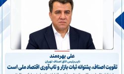 تقویت اصناف، پشتوانه ثبات بازار و تابآوری اقتصاد ملی است